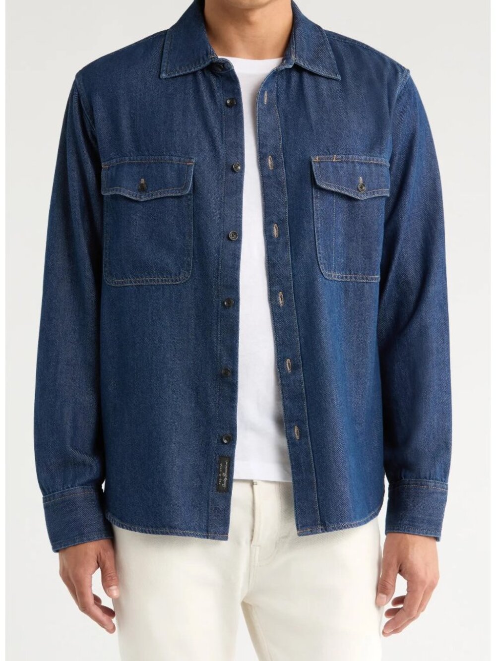 Rag & Bone Jack Engineered Denim Shirt Jacket tin Markham